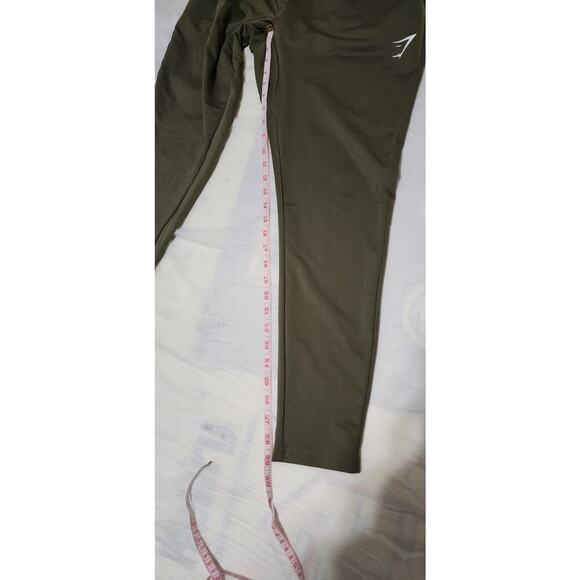 Gymshark Sport Jogger Sweatpants Men's M Green Lounge Gym Training Workout Slim - Picture 7 of 7